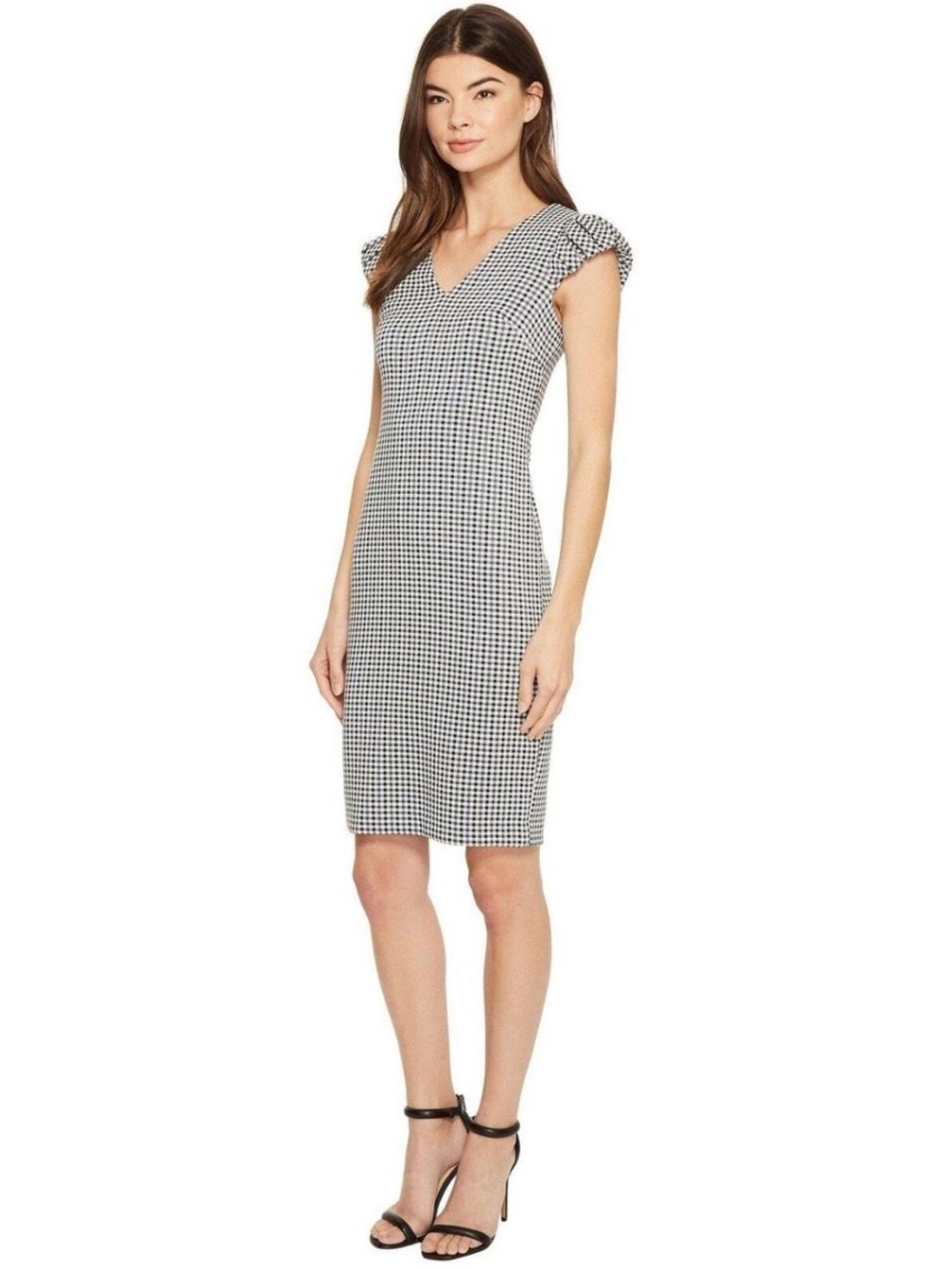 Calvin Klein Gingham Sheath
Midi Dress - Picture 1 of 10